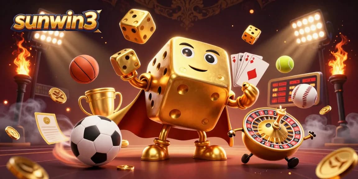 Experience the fun of betting with sunwin3 featuring dynamic dice and sports elements.