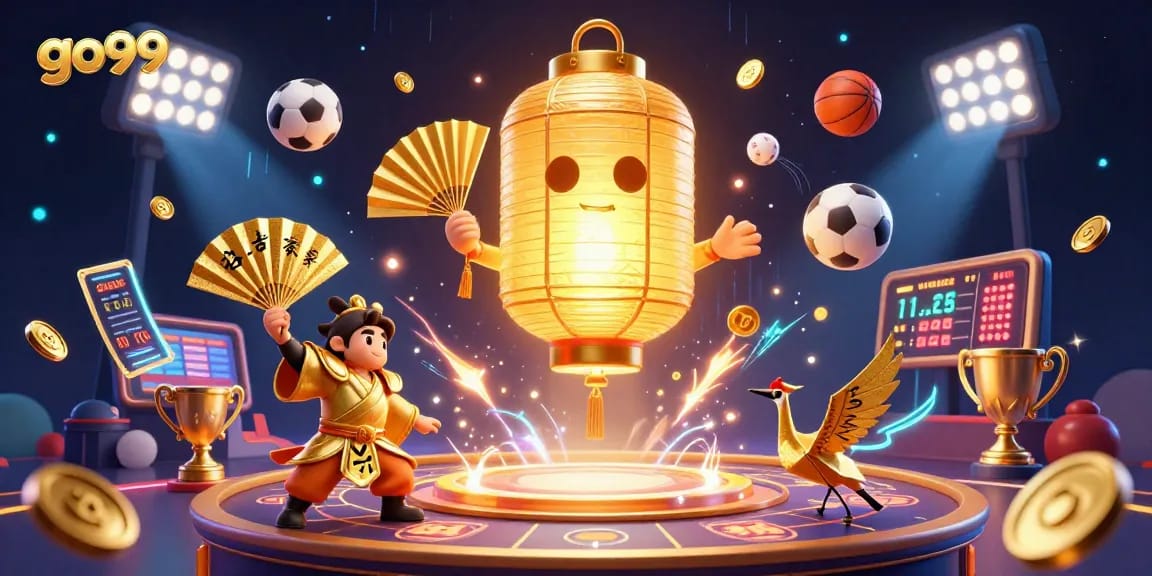 Enhance your gaming experience at go99 with a vibrant and dynamic casino scene.