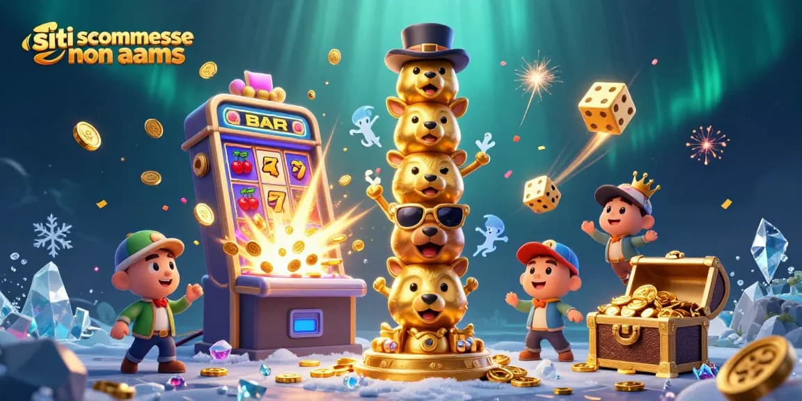 Scommetti nei migliori siti scommesse non AAMS con un totem di animali e slot machine esplosiva.