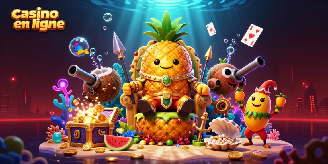 jouez au casino en ligne avec des personnages animés et des joyaux sous-marins