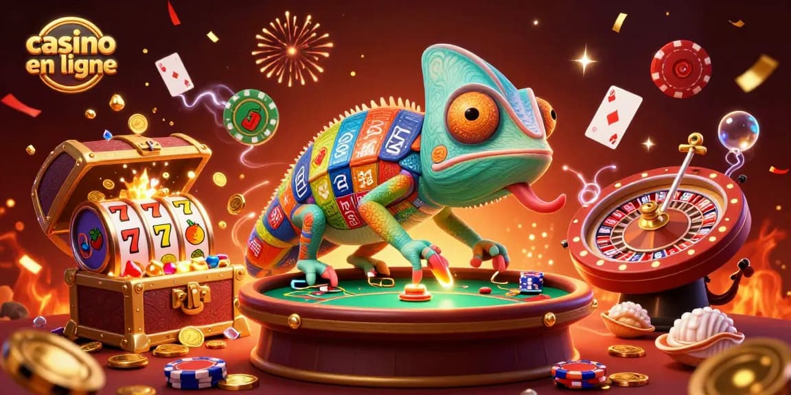 Déclencher des gains au casino en ligne avec des animations colorées et des personnages divertissants.