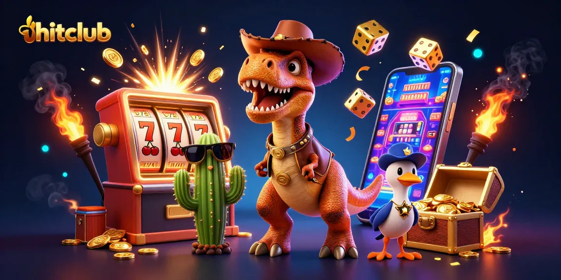 Experience the thrill of winning with hitclub's sensational jackpot games in an engaging 3D scene.