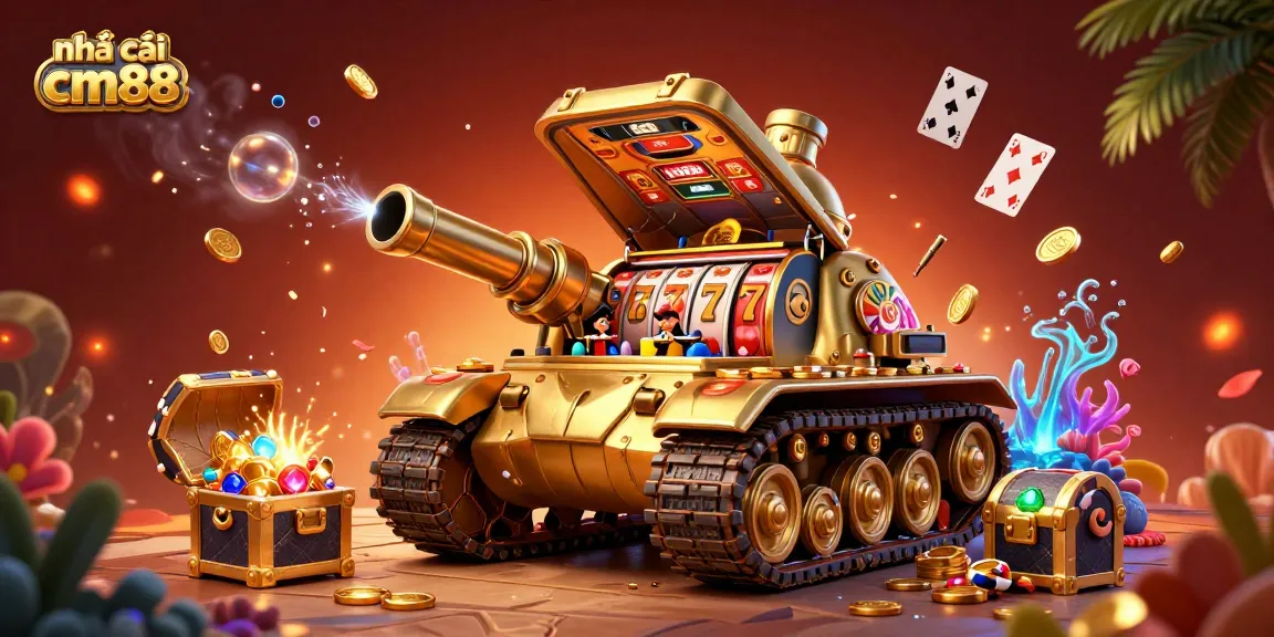 Experience the thrill of nhà cái cm88 with a golden beetle tank casino bursting with excitement and rewards.