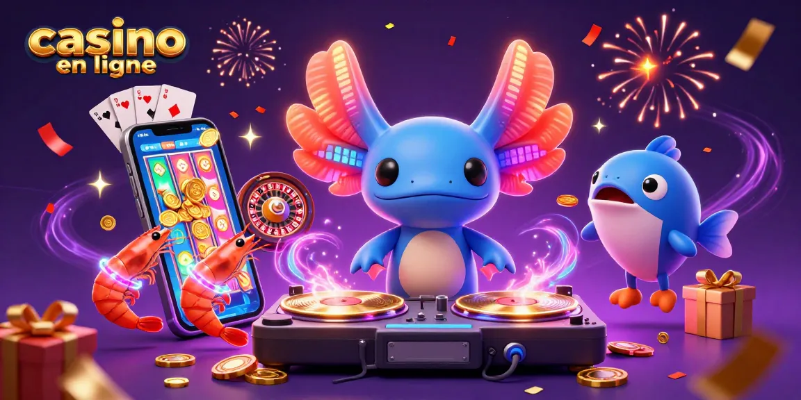 Vibrez avec les jeux de casino en ligne en découvrant la fête aquatique des animaux colorés.