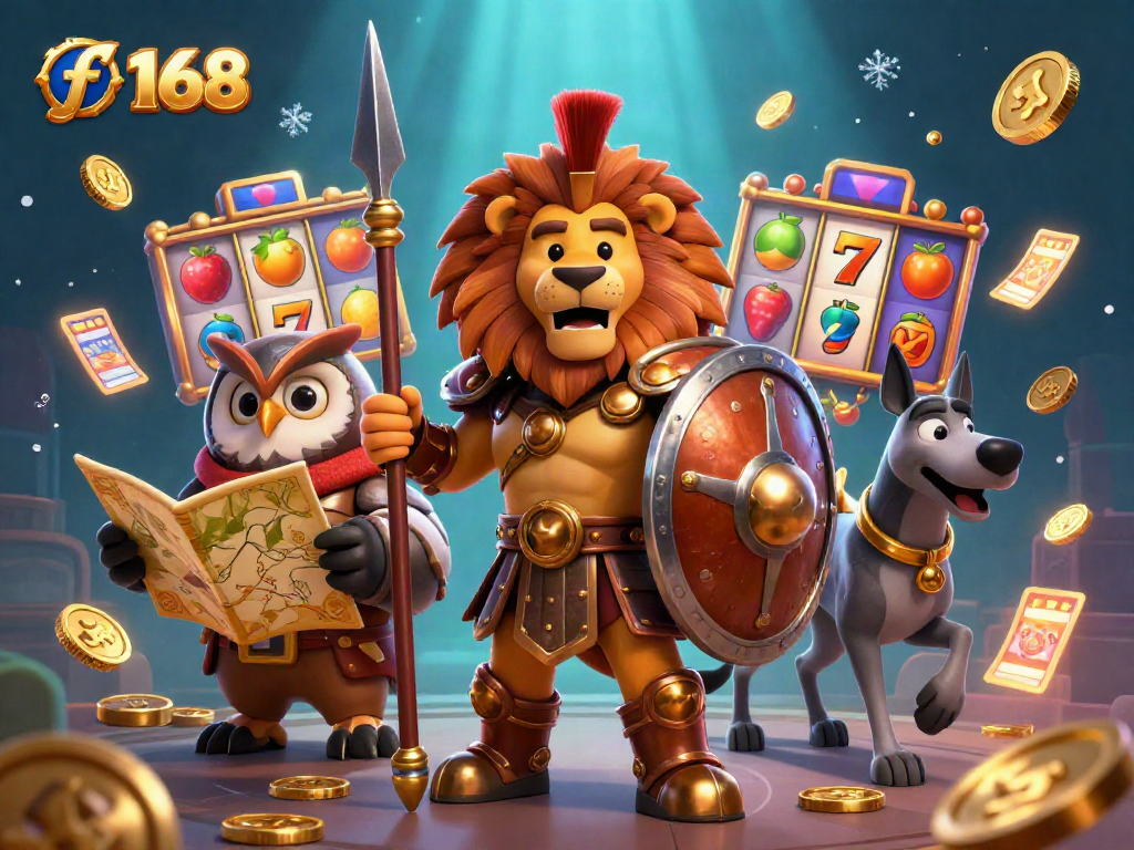 Experience thrilling gameplay with f 168's dynamic slot machines showcasing vibrant symbols and bonuses.