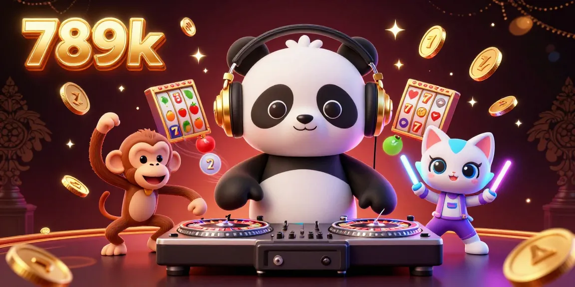 Experience the excitement of 789k with dynamic casino characters and vibrant game elements.