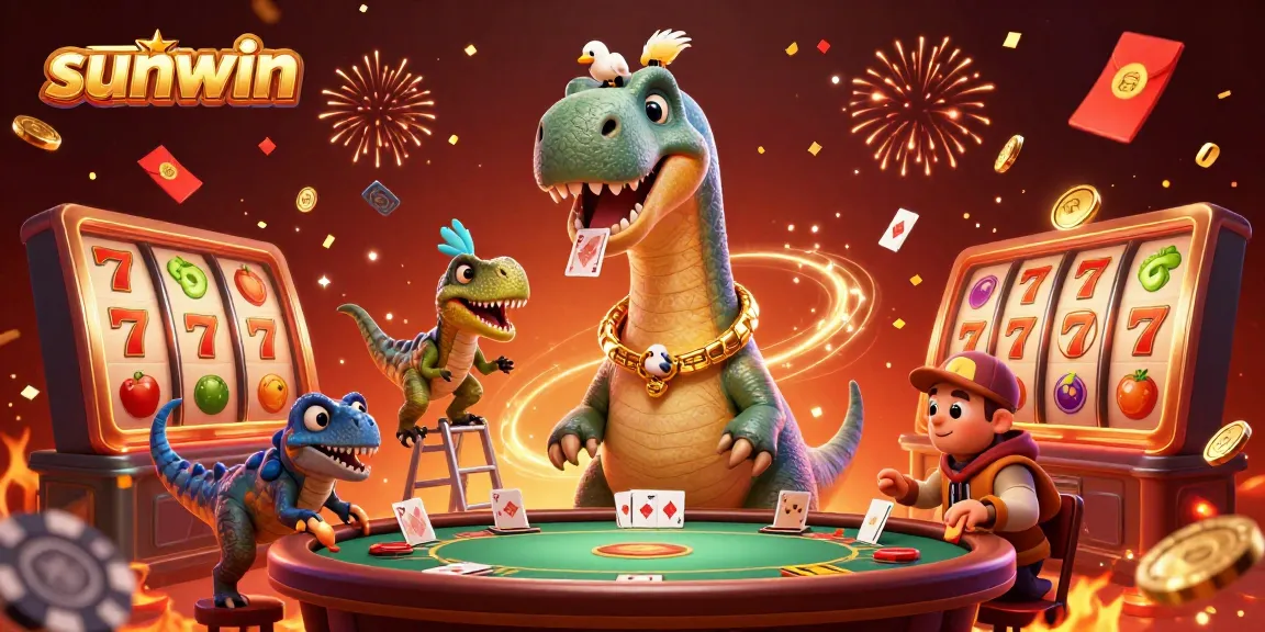 Experience the excitement at sunwin with animated casino action featuring lively characters and dynamic gaming elements.