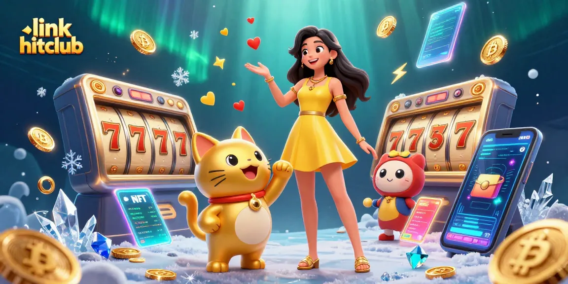Experience thrilling games at link hitclub with a lucky cat, golden coins, and casino excitement!