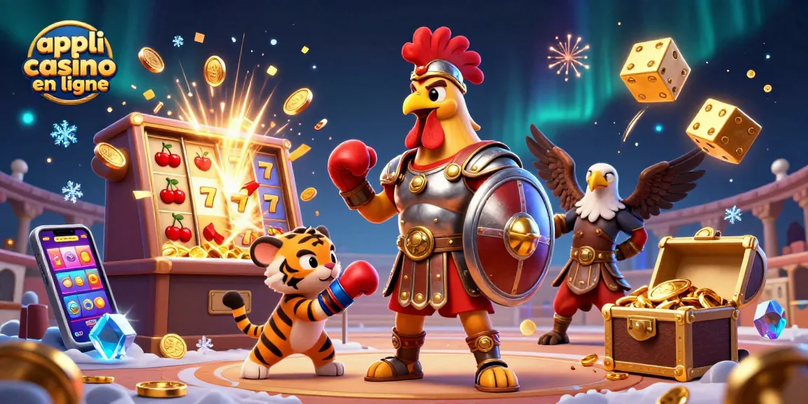 Jouez à des jeux passionnants avec l'appli casino en ligne grâce à des jackpots gagnants et des animations colorées.