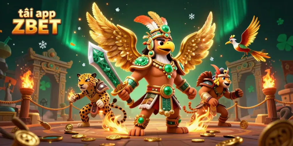 Experience excitement and rewards while tải app ZBET for immersive gameplay with a vibrant visual scene.