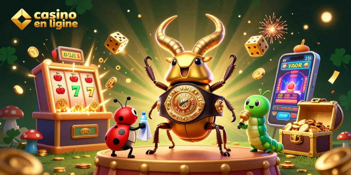 Profitez des meilleurs jeux de casino en ligne avec un décor dynamique et coloré.