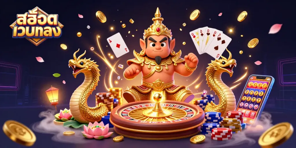 เล่นสล็อตเว็บตรงในภาพการ์ตูน 3D ที่เต็มไปด้วยบรรยากาศของคาสิโน