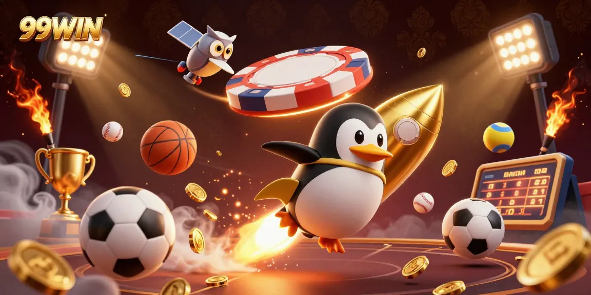 Experience thrilling gameplay with 99WIN through dynamic casino elements and golden visuals.