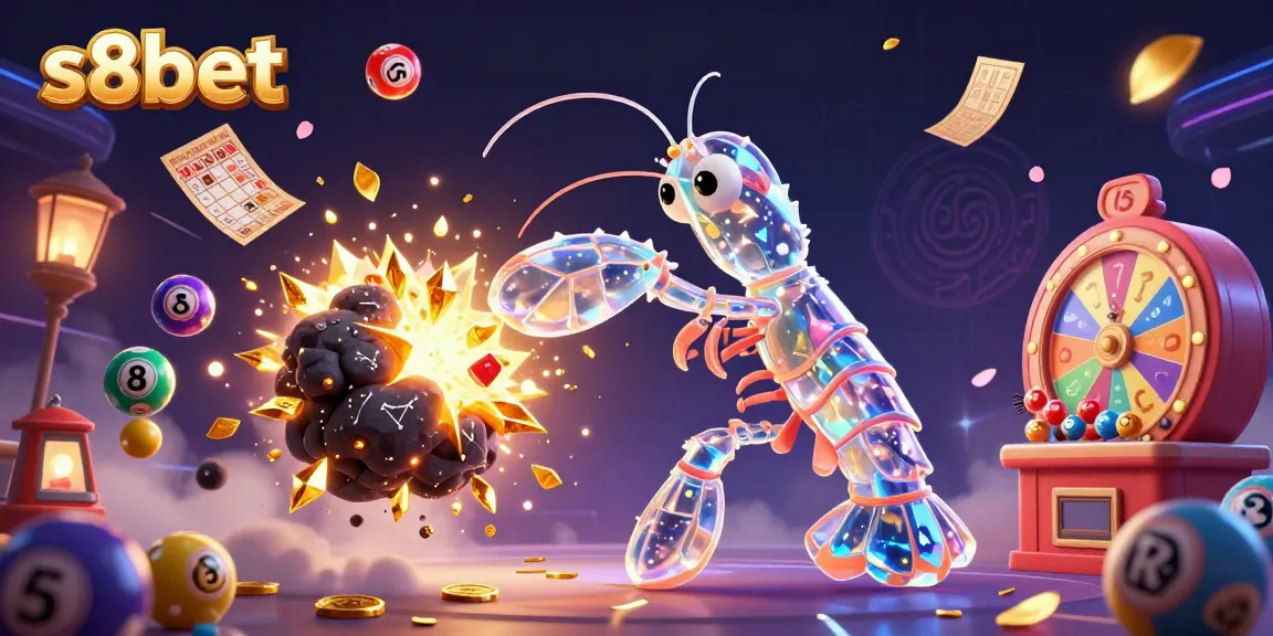 Engage in thrilling gameplay at s8bet with a vibrant casino scene featuring animated characters and dynamic game elements.