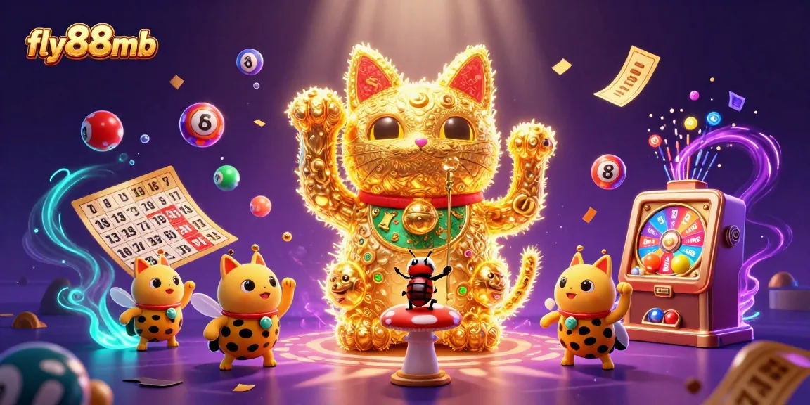 Engage with fly88mb for winning strategies in vibrant casino-themed illustration.