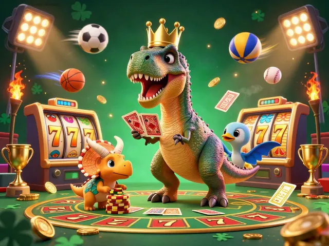 Engage with a festive casino scene as you hire Santa Claus near me amidst vibrant characters and dynamic game elements.