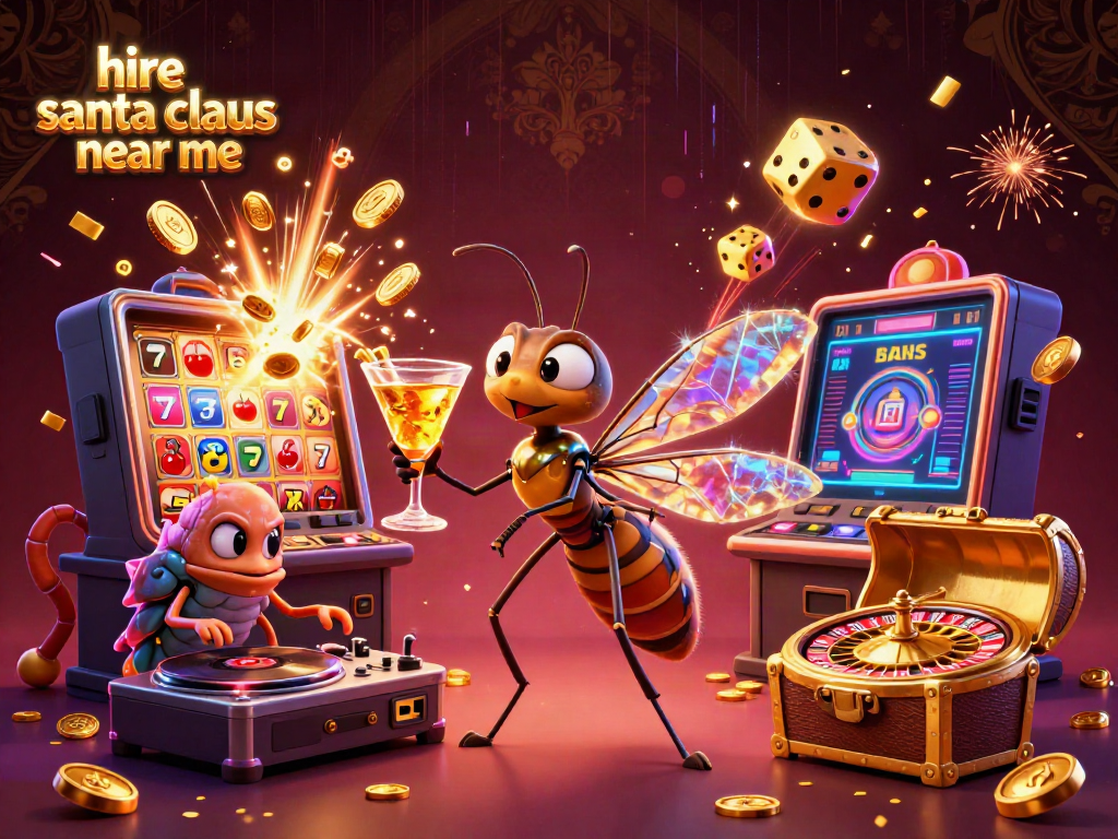 Engage with the festive spirit by hiring Santa Claus near you at holiday casino events!