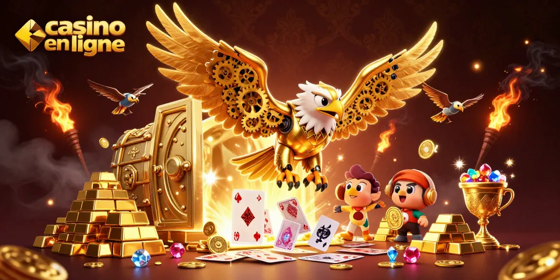 Casino en ligne : Illustrant des éléments de jeu captivants et dynamiques au cœur d'un univers enchanté.