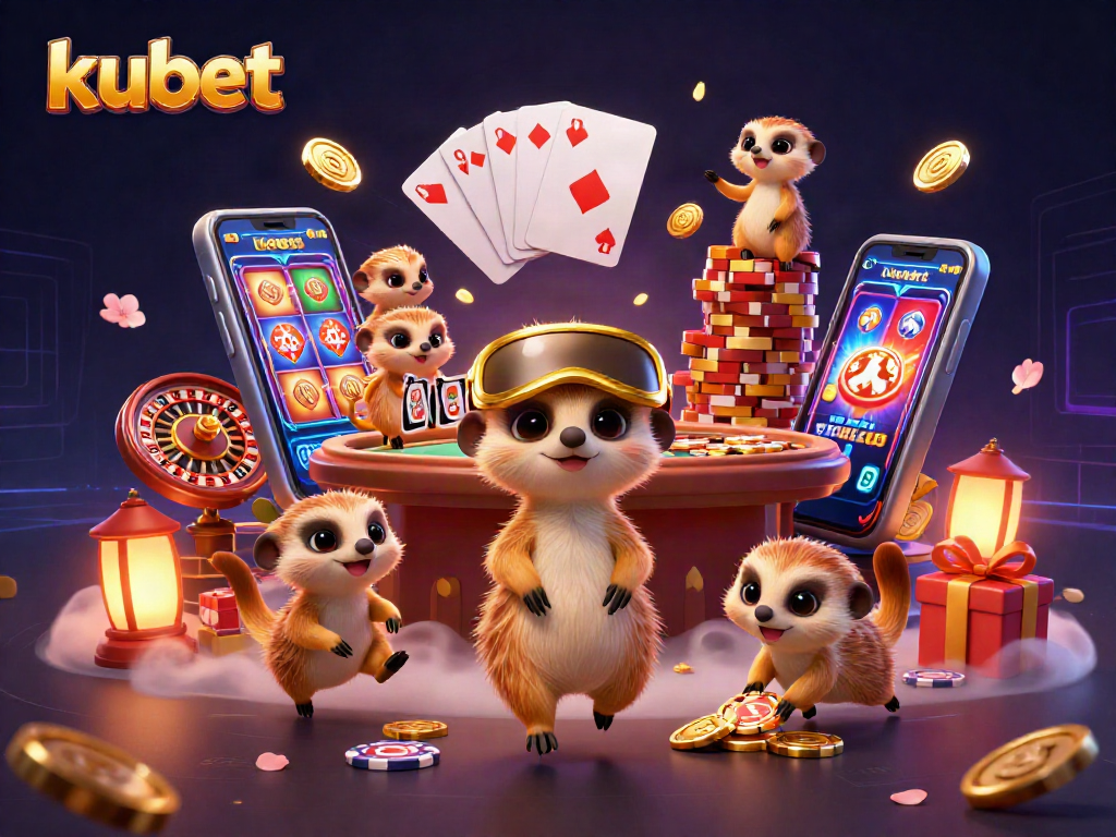 Join kubet's lively meerkat casino with dealers, games, and excitement!