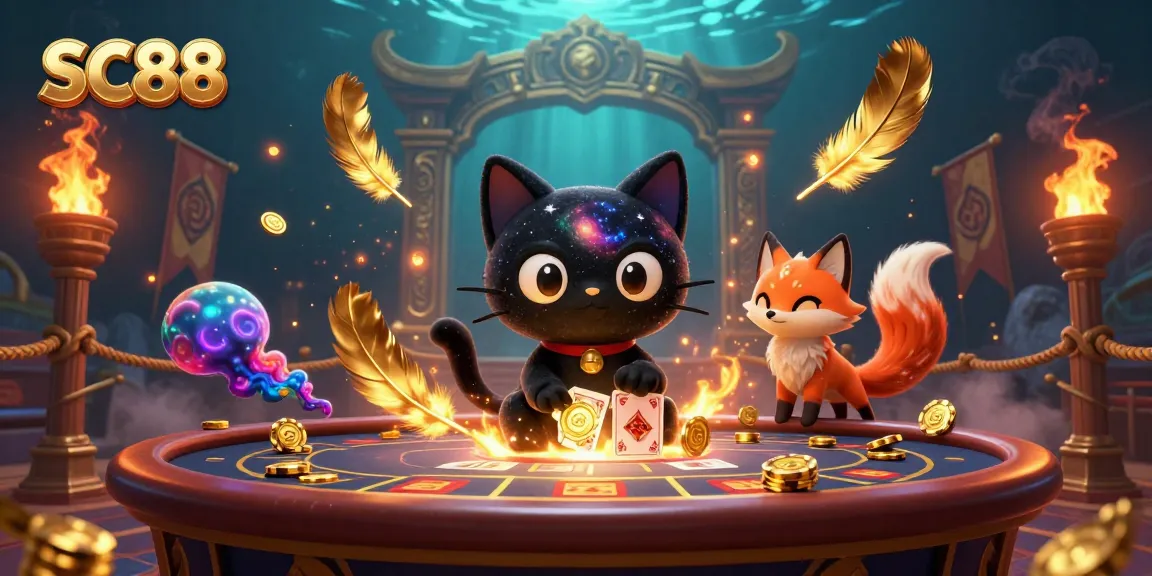 Experience SC88's cosmic casino thrill with dynamic characters and vibrant game elements