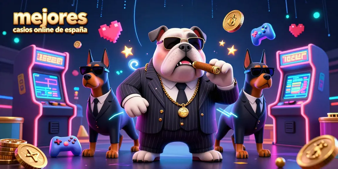 Juega en los mejores casinos online de España, rodeado de elementos dinámicos de juego.