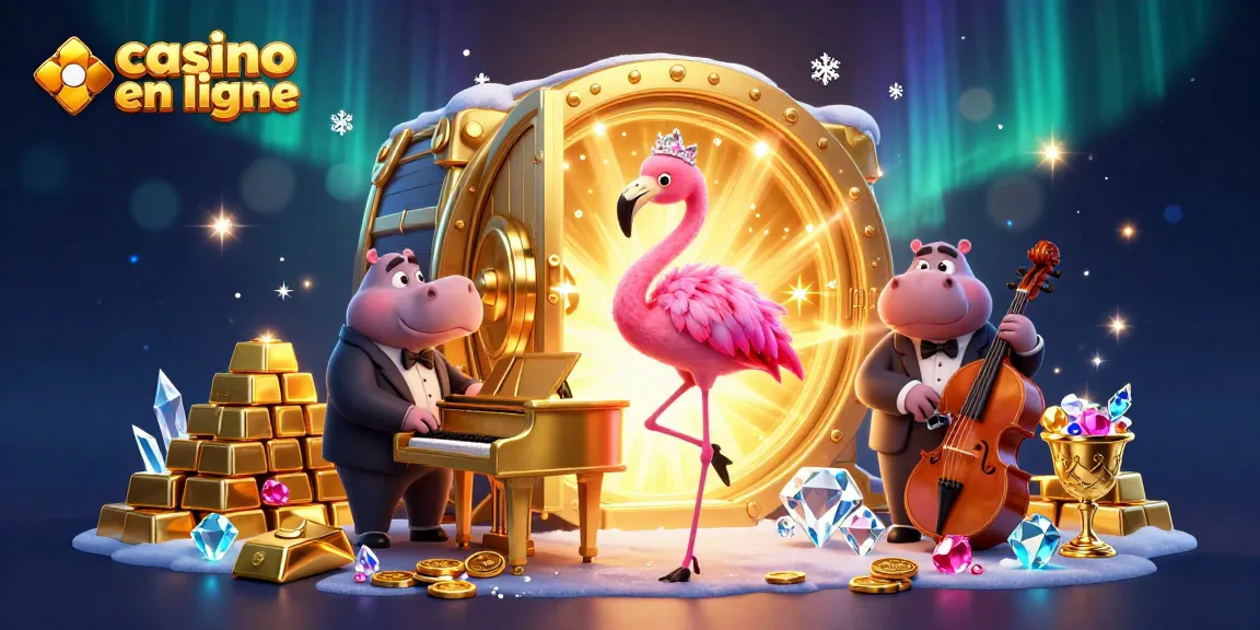 Vivez l'expérience dynamique des jeux de casino en ligne entouré de trésors scintillants.