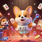 Experience red88's thrilling action in a vibrant space station casino illustration.