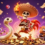 CWIN offers thrilling gaming adventures with a vibrant casino scene featuring dynamic characters and lively elements.