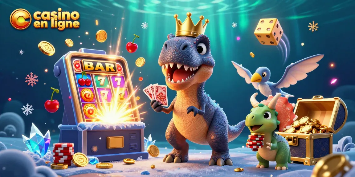 Gagnez sur le casino en ligne avec un T-Rex et un assistant pterodactyle au milieu d'une explosion de jackpots.