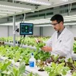 Cika4d login in a modern indoor agriculture facility showcasing technology and plant growth.