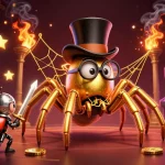 Plonge dans l'univers vibrant des casinos en ligne avec cette illustration captivante.