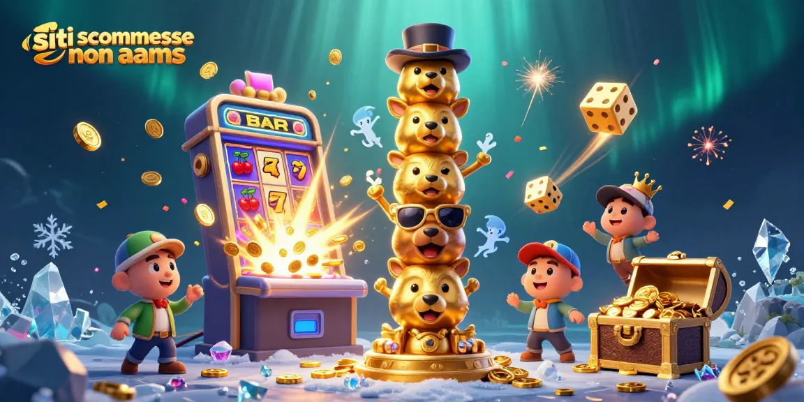 Scommetti nei migliori siti scommesse non AAMS con un totem di animali e slot machine esplosiva.