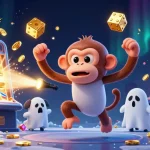 Scopri i migliori giochi in un casino senza documenti con l'illustrazione 3D affascinante e animata.
