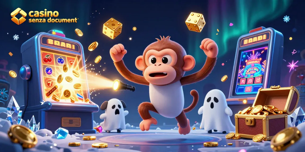 Scopri i migliori giochi in un casino senza documenti con l'illustrazione 3D affascinante e animata.