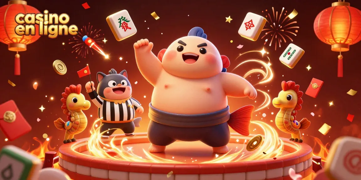 Casino en ligne proposant une expérience immersive avec un fugu et des éléments de jeu scintillants.