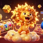 Jouez à des machines à sous éblouissantes au casino en ligne, avec des symboles de jackpot et des dés dorés.