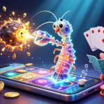 Experience the excitement of slot777 with a galactic shrimp battling asteroids and colorful slot games.