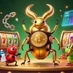 Engage with Bg678 login through this vibrant 3D cartoon illustration showcasing slot gaming excitement.