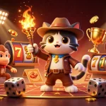 Jouer au casino en ligne sans vérification avec un chat archéologue et ses découvertes dorées.