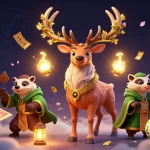 Experience the excitement of EE88 with mystical creatures and vibrant gambling elements.