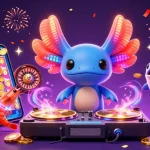 Vibrez avec les jeux de casino en ligne en découvrant la fête aquatique des animaux colorés.