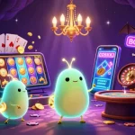 Jouez au casino en ligne avec une scène magique de lucioles et un dealer chauve-souris