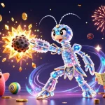 Play the lottery with 92lottery as colorful balls and confetti rain down in this exciting scene.