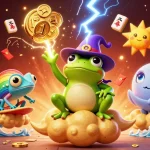 Découvrez un fantastique casino en ligne avec des personnages animés créant des pièces d'or scintillantes.