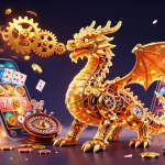Experience the excitement of online casinos in Saudi Arabia with vibrant 3D casino elements.