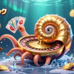 オンラインカジノ ブラックジャックでの刺激的なゲームプレイを見せる3Dイラスト
