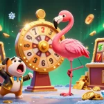 Un jeu dynamique trouve des casinos en ligne avec un flamant rose coloré et un bulldog passionné.