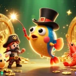 Jouez à un casino en ligne avec des poissons agitateurs et un trésor sous-marin scintillant.