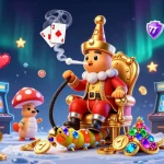 Plongez dans l'univers captivant des jeux de casino en ligne avec une illustration de luxueux personnages et éléments de jeux.