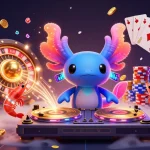 Gioca nel crypto casino con fantastici premi in criptovalute e un DJ axolotl funky.